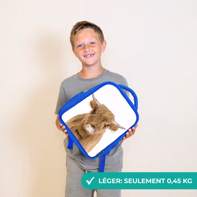 Sac à dos enfant - Bleu - Halbe Hooglander — 3