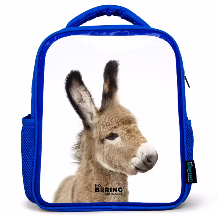 Sac à dos enfant - Bleu - L'âne Eddy — 1