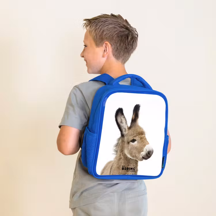 Sac à dos enfant - Bleu - L'âne Eddy — 2