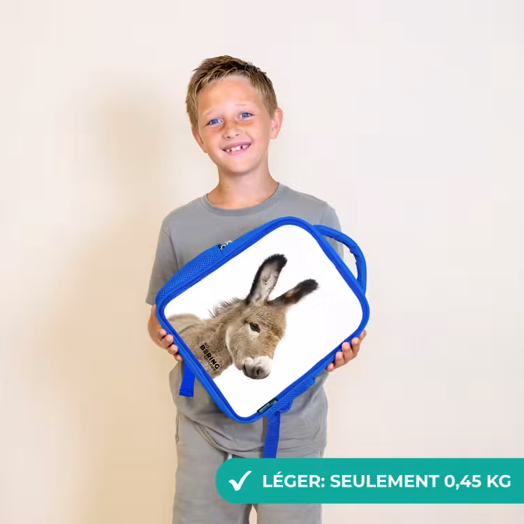 Sac à dos enfant - Bleu - L'âne Eddy — 3