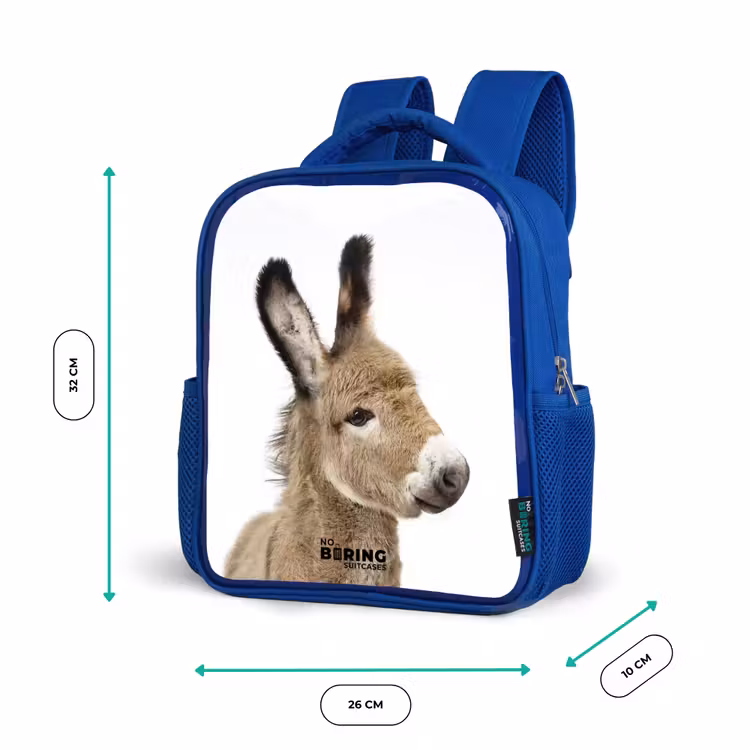 Sac à dos enfant - Bleu - L'âne Eddy — 6