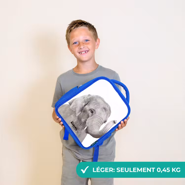 Sac à dos enfant - Bleu - L'éléphant Oscar — 3