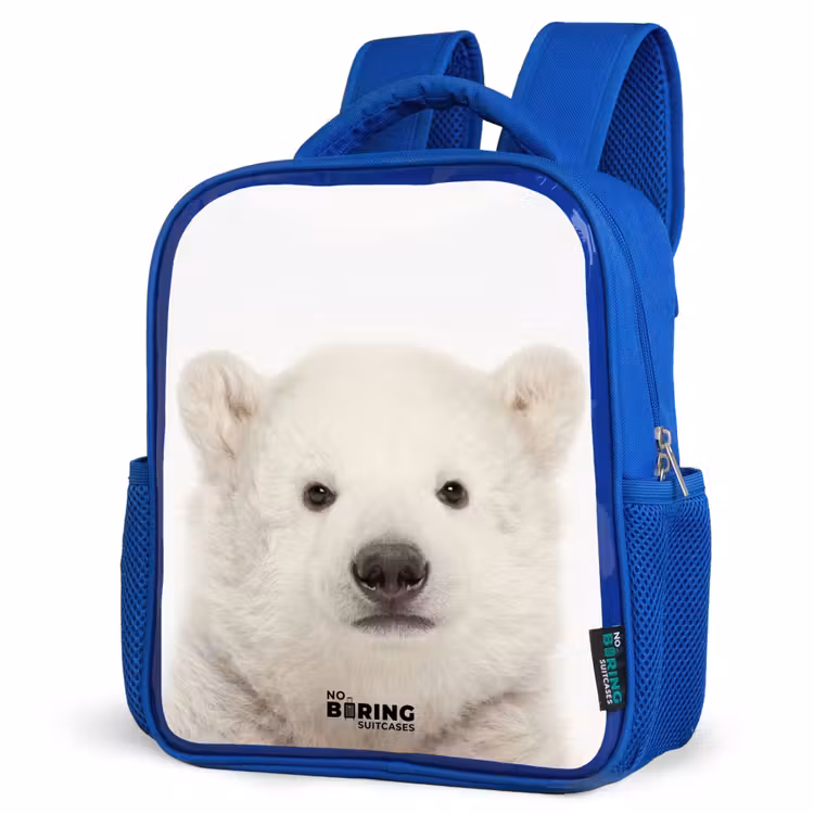 Sac à dos enfant - Bleu - Ours polaire mignon — 7