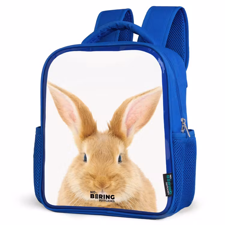 Sac à dos enfant - Bleu - Reniflements avec la tête satisfaite — 7
