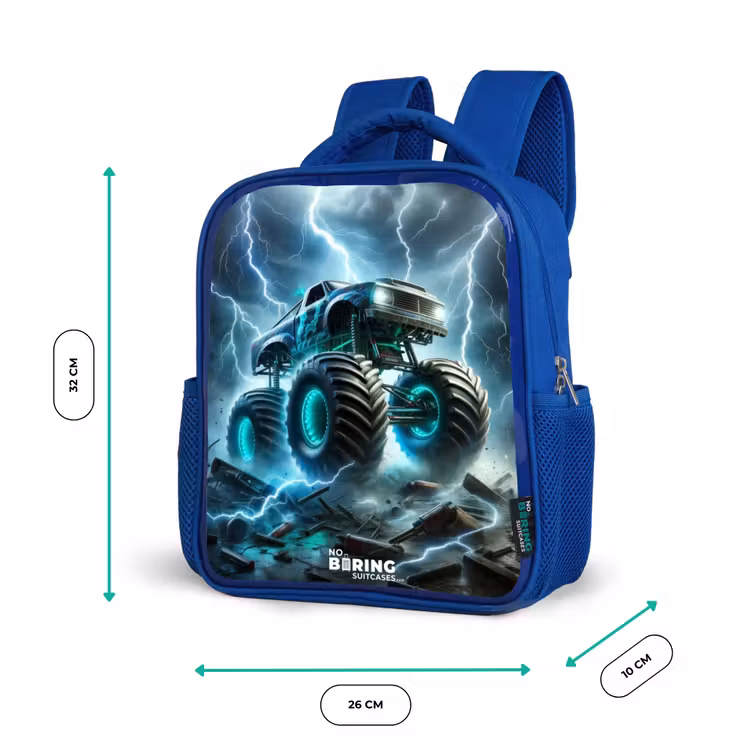 Sac à dos enfant - Bleu - Roues du tonnerre — 6