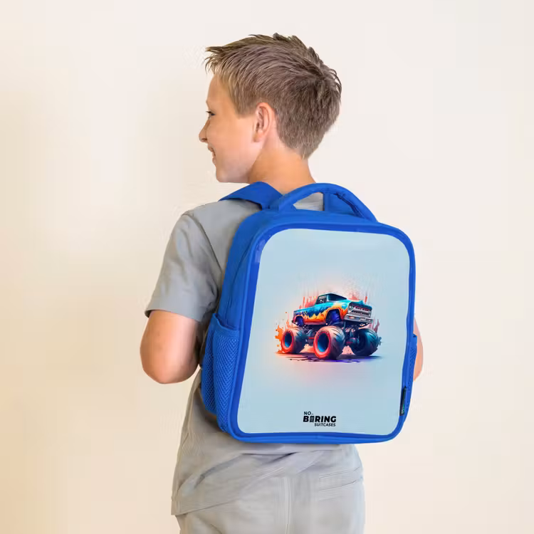 Sac à dos enfant - Bleu - Roues féroces — 2