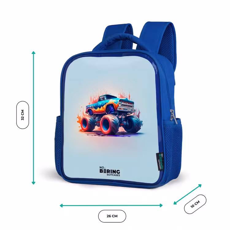 Sac à dos enfant - Bleu - Roues féroces — 6