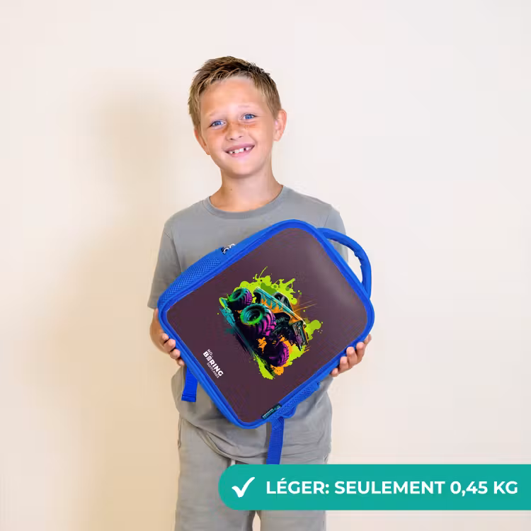 Sac à dos enfant - Bleu - Roues néon — 3