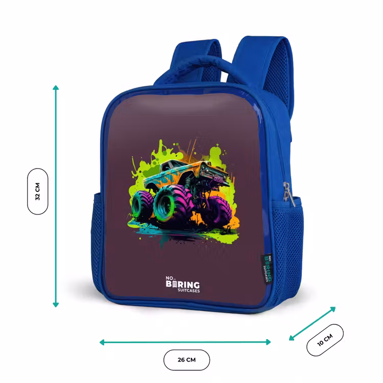 Sac à dos enfant - Bleu - Roues néon — 6