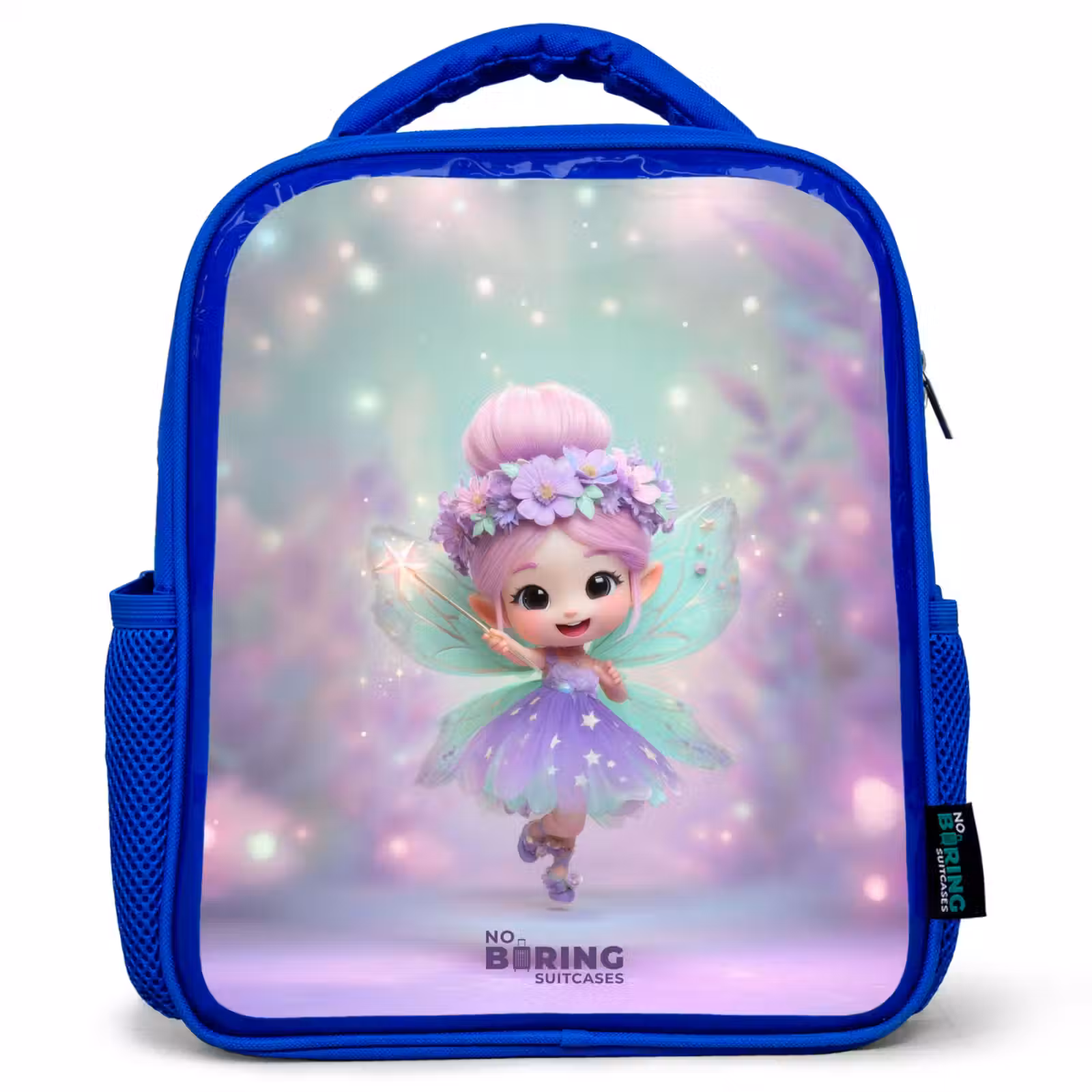 Sac à dos enfant avec nom - Bleu - Elfe - Magie — 1