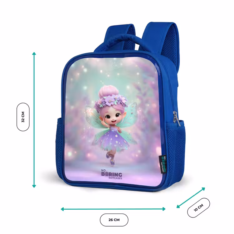Sac à dos enfant avec nom - Bleu - Elfe - Magie — 6