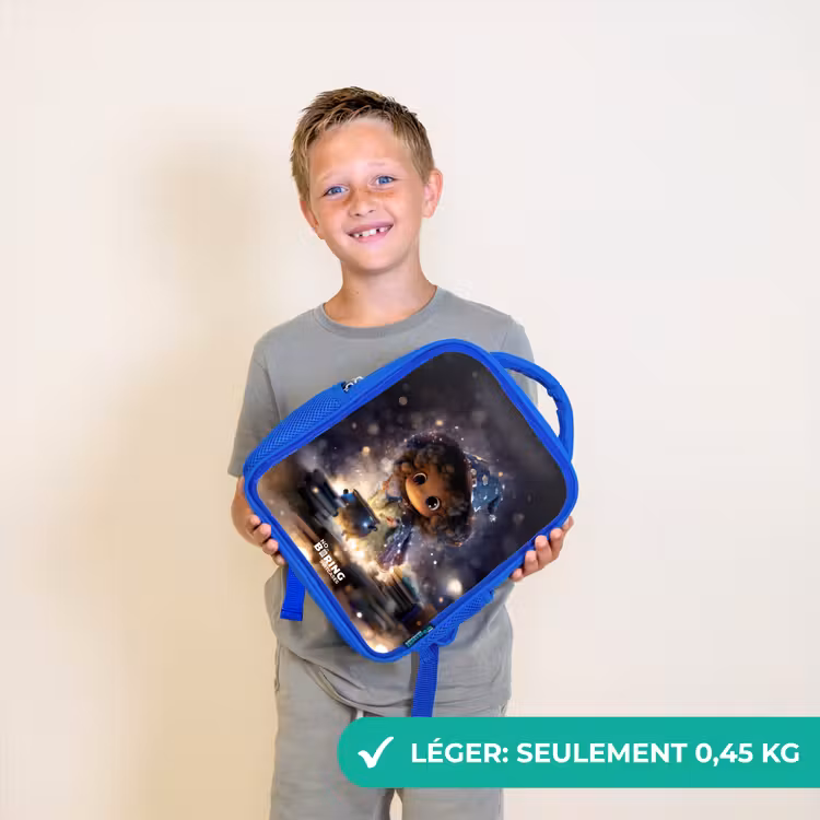 Sac à dos enfant avec nom - Bleu - Nuit magique — 3