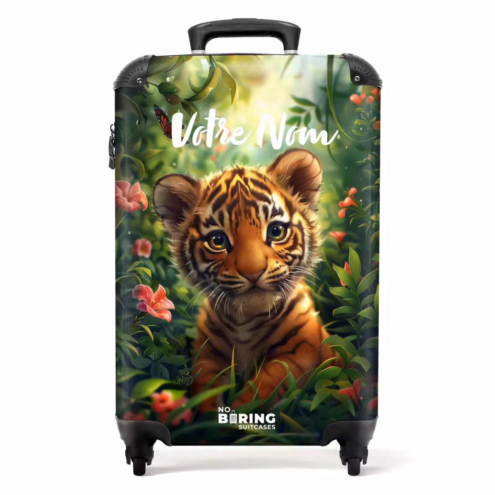 Valise avec nom - Thierry le tigre — 1