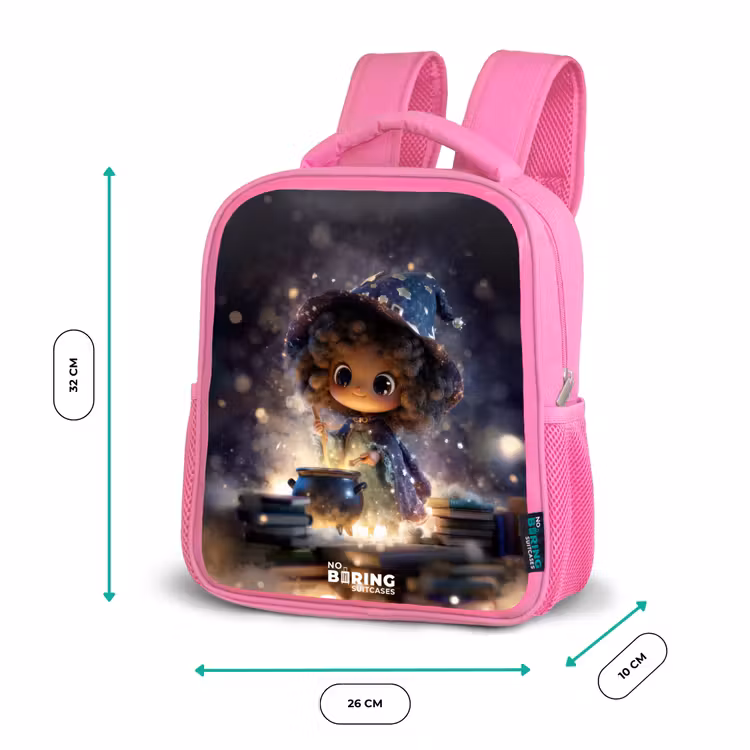 Sac à dos enfant avec nom - Rose - Nuit magique — 3