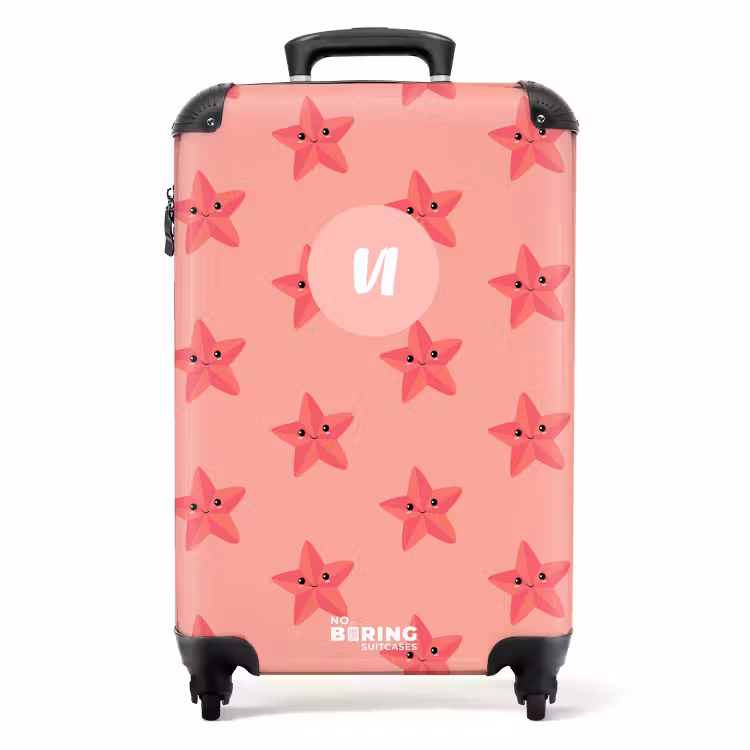 Valise avec nom - Tempête de sable étoile de mer — 1
