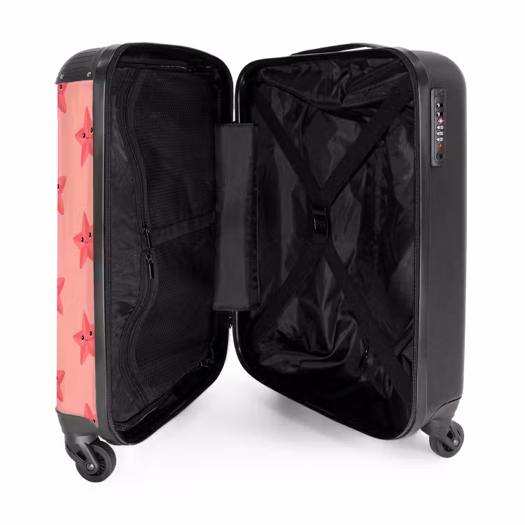 Valise avec nom - Tempête de sable étoile de mer — 4