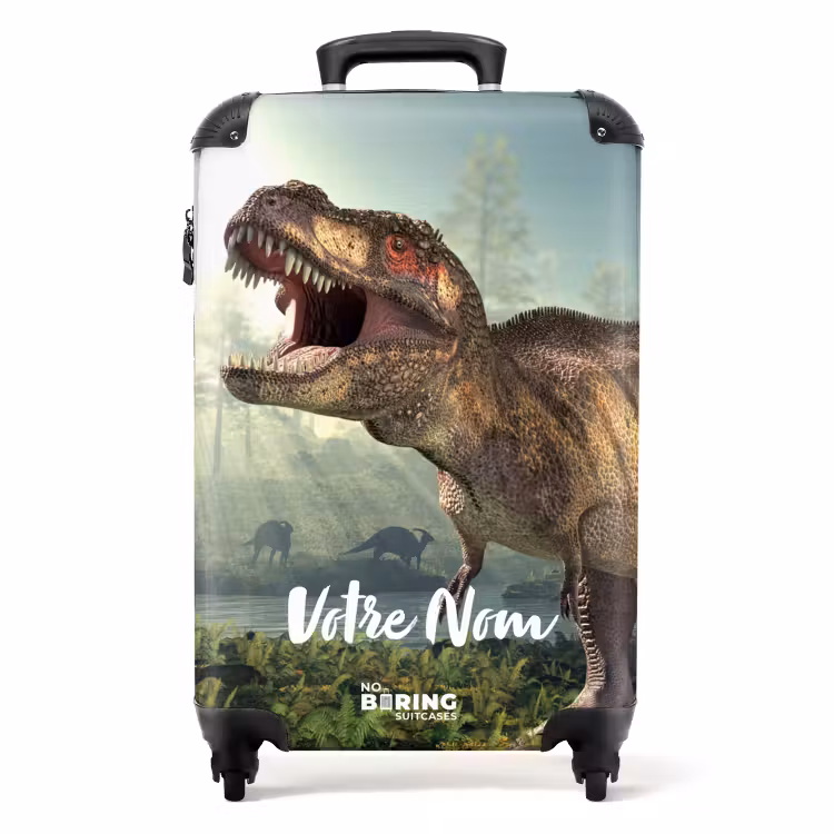 Valise avec nom - Thierry tyrannosaure — 1