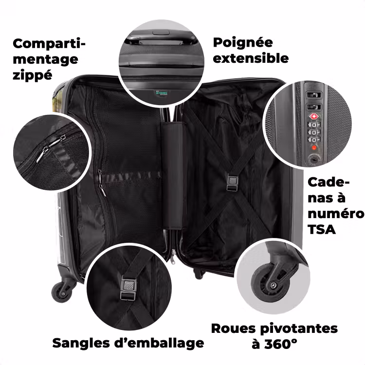 Valise avec nom - Thomas le tigre — 3