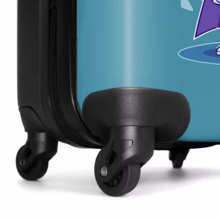 Valise avec nom - Tornade turquoise — 6