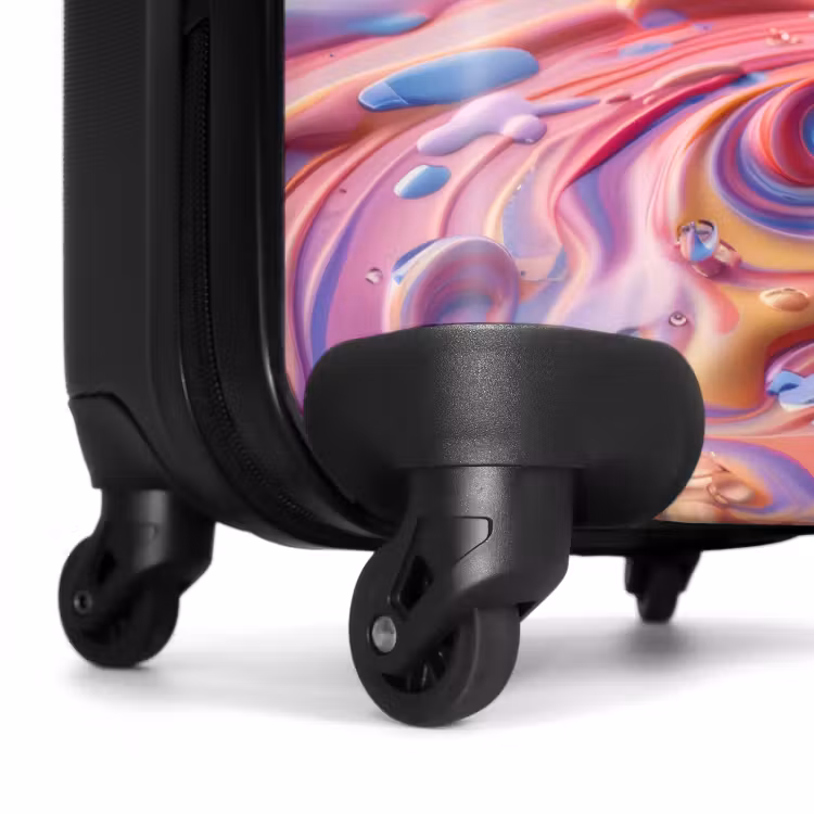 Valise avec nom - Tourbillon pastel — 6