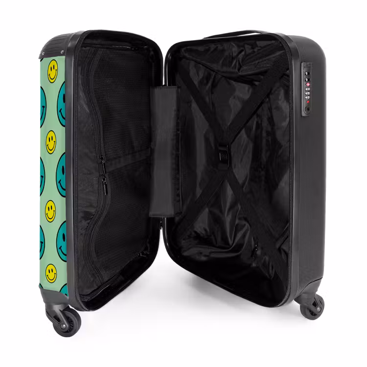 Valise avec nom - Tout sourire vert — 4