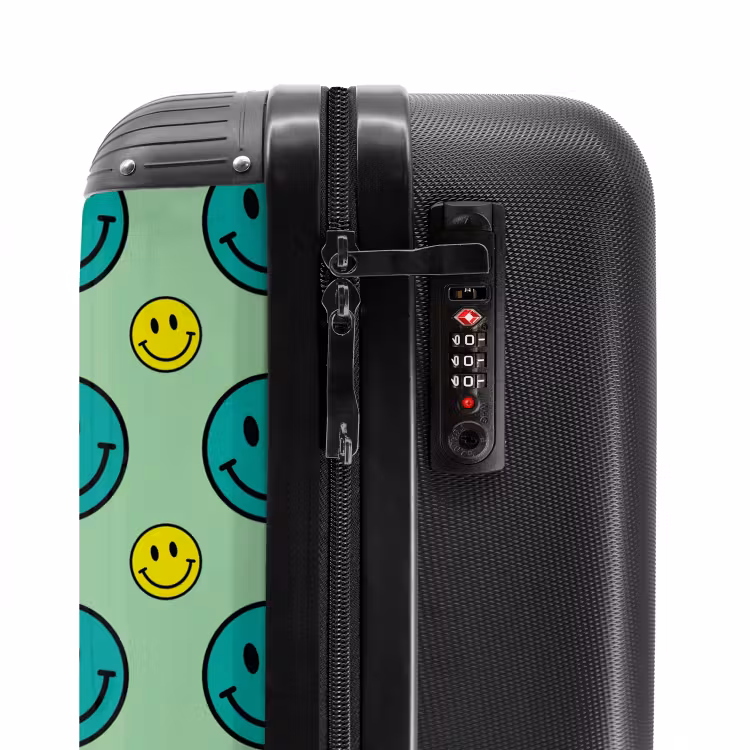 Valise avec nom - Tout sourire vert — 5