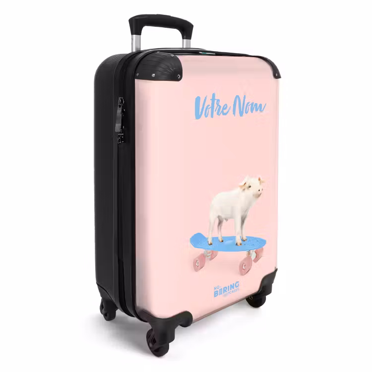 Valise avec nom - Transport de cochon — 4
