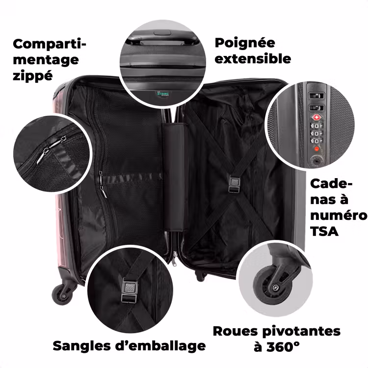 Valise avec nom - Transport de cochon — 6