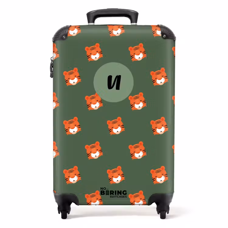 Valise avec nom - Turbulence du tigre — 1