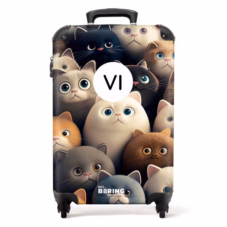 Valise avec nom - Vacarme de chats — 1