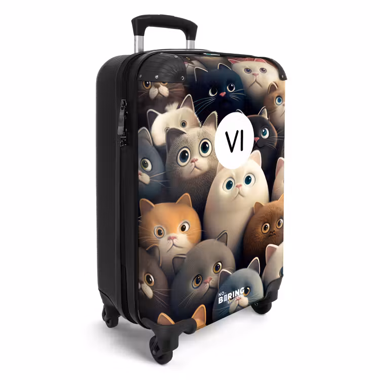 Valise avec nom - Vacarme de chats — 2