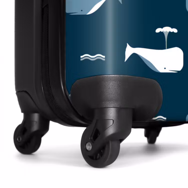 Valise avec nom - Vague de baleine — 6