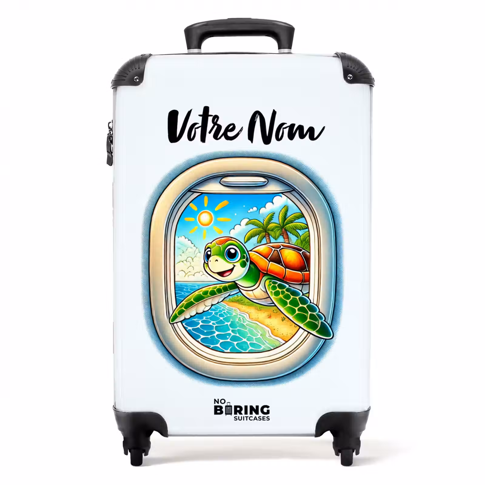Valise avec nom - Tortue tropicale — 1
