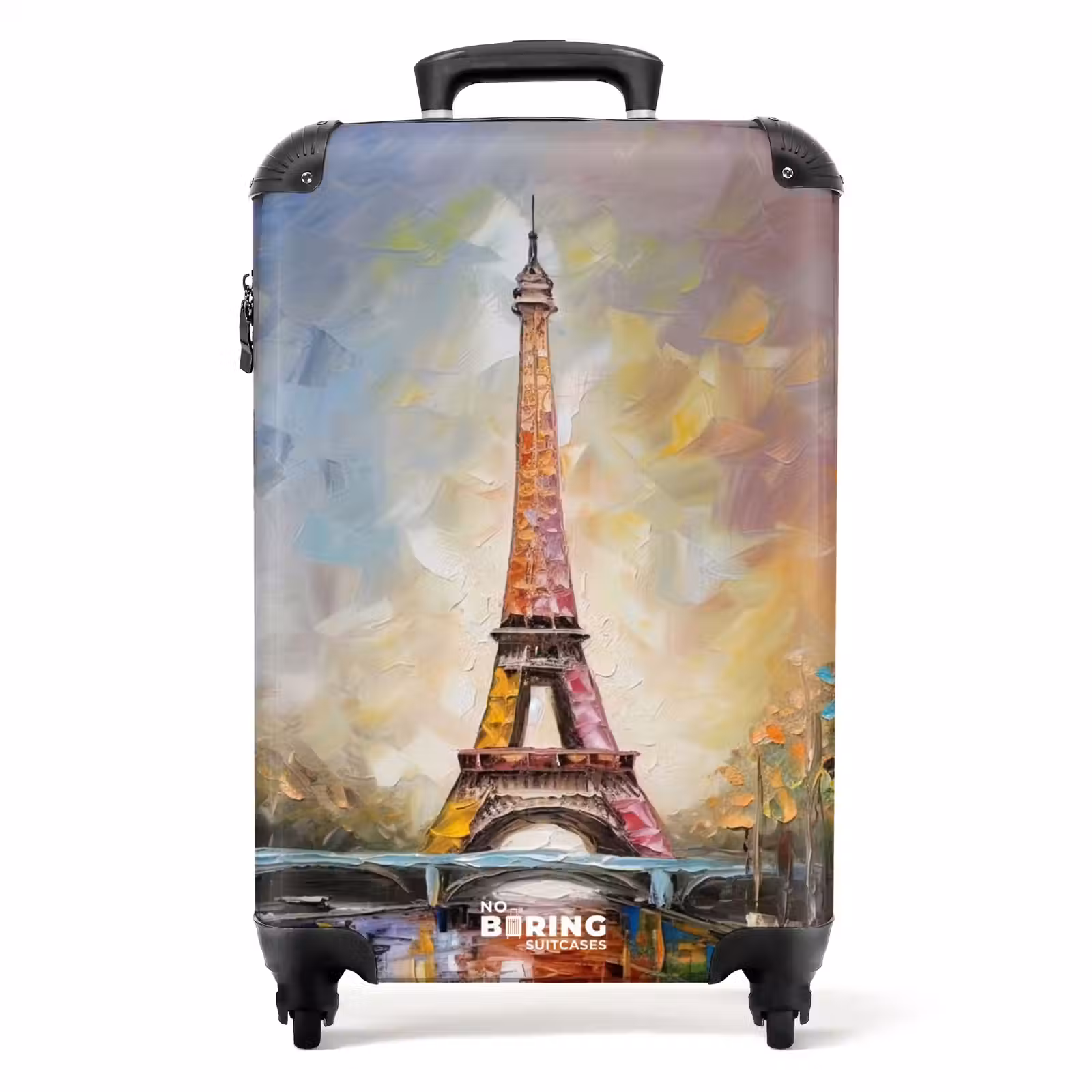 Valise - Tour Eiffel - Peinture à l'huile - Paris — 1
