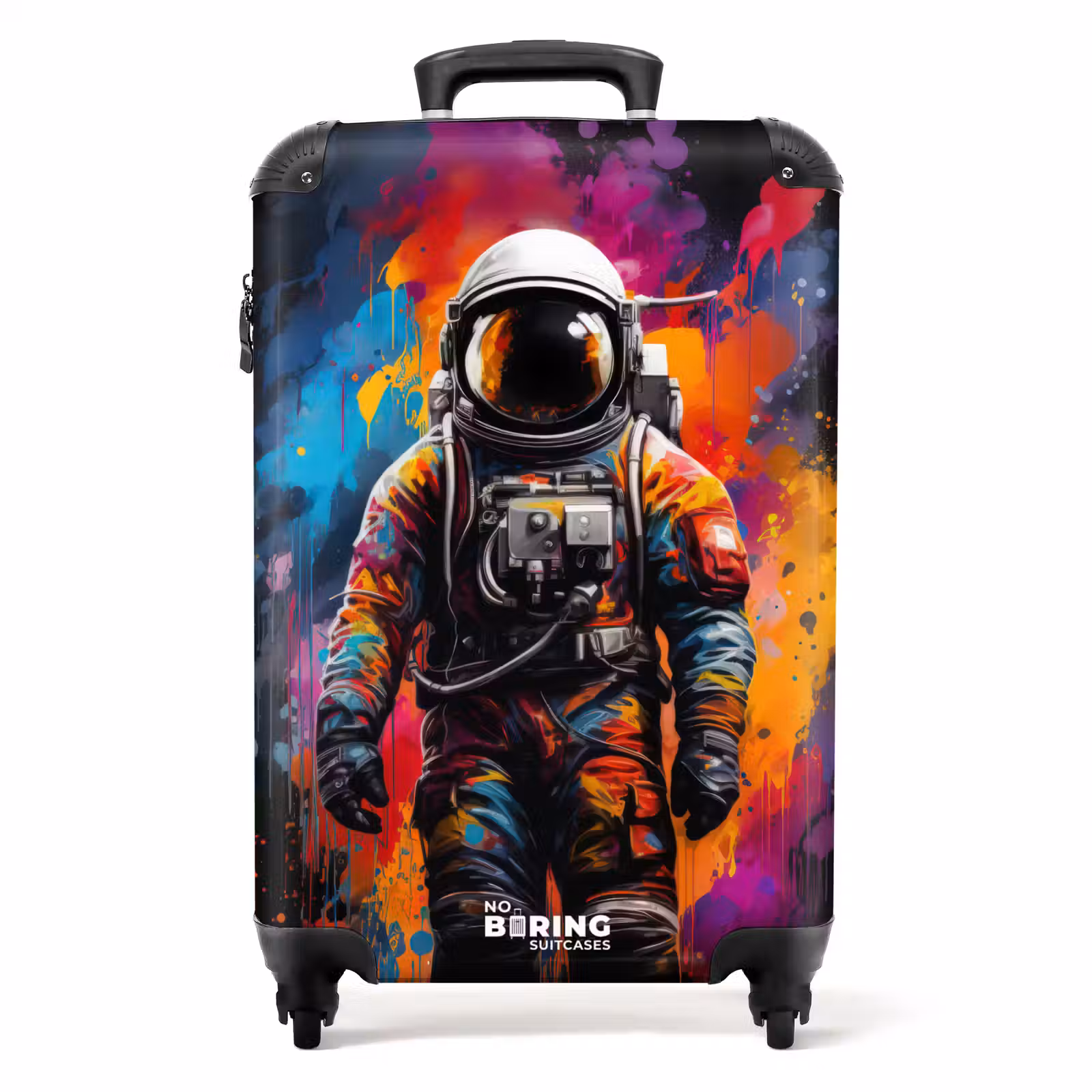 Valise - Un astronaute entouré de graffitis — 1