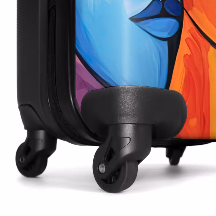 Valise - Tête - Peinture à l'huile - Colorée — 6