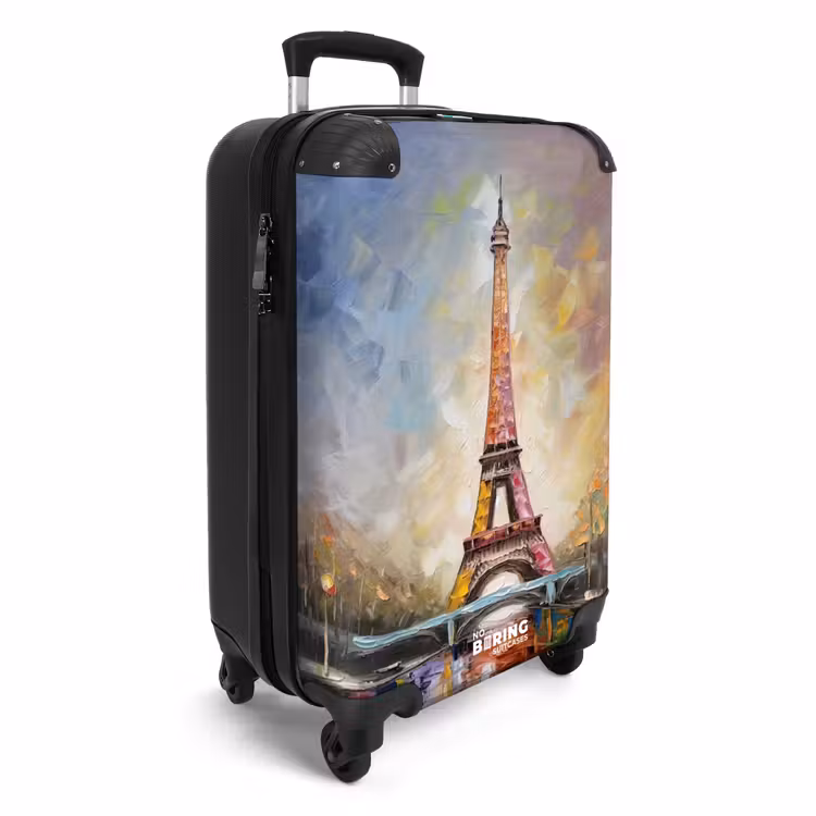 Valise - Tour Eiffel - Peinture à l'huile - Paris — 2