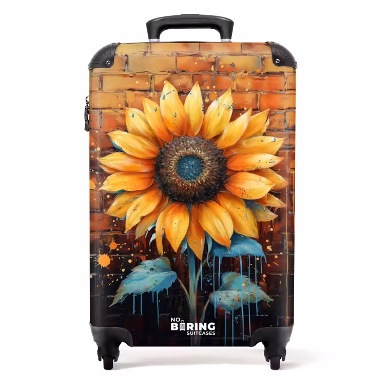 Valise - Tournesol en style graffiti — 1