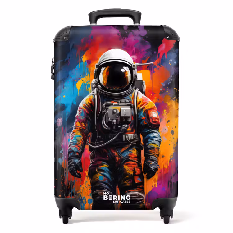 Valise - Un astronaute entouré de graffitis — 1