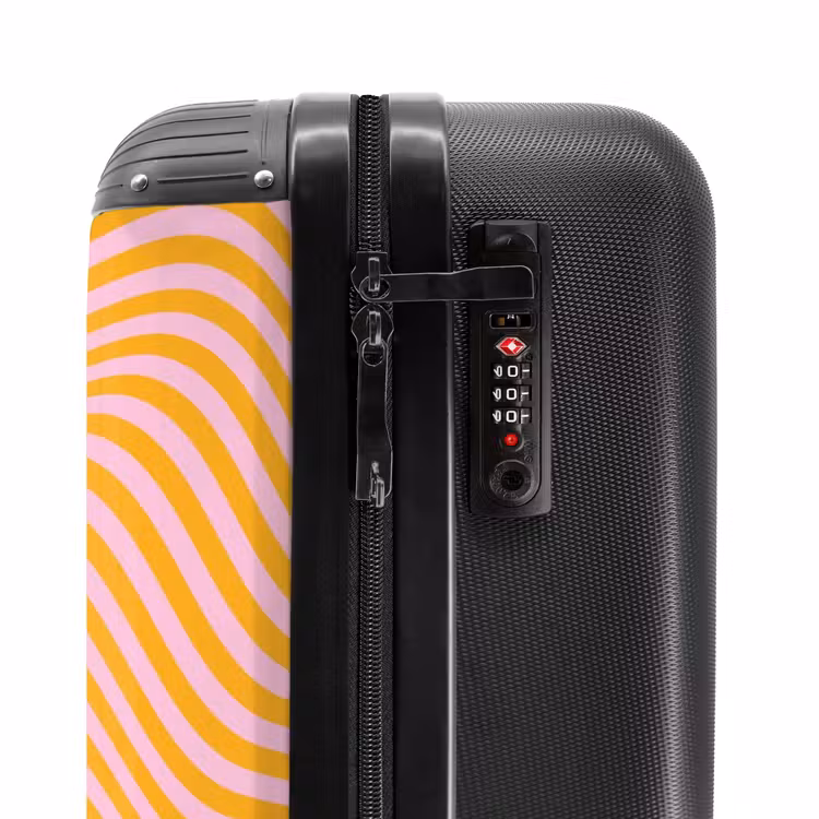 Valise - Vagues - Jaune/Rose — 5