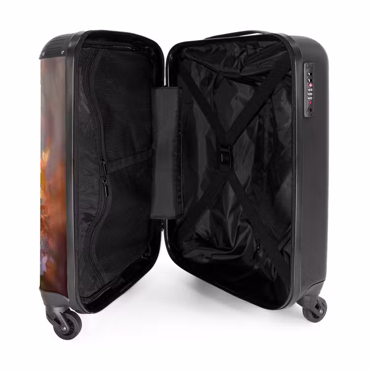Valise - Valise - Cheval - Fleurs - Nature - Violet - Animaux — 4