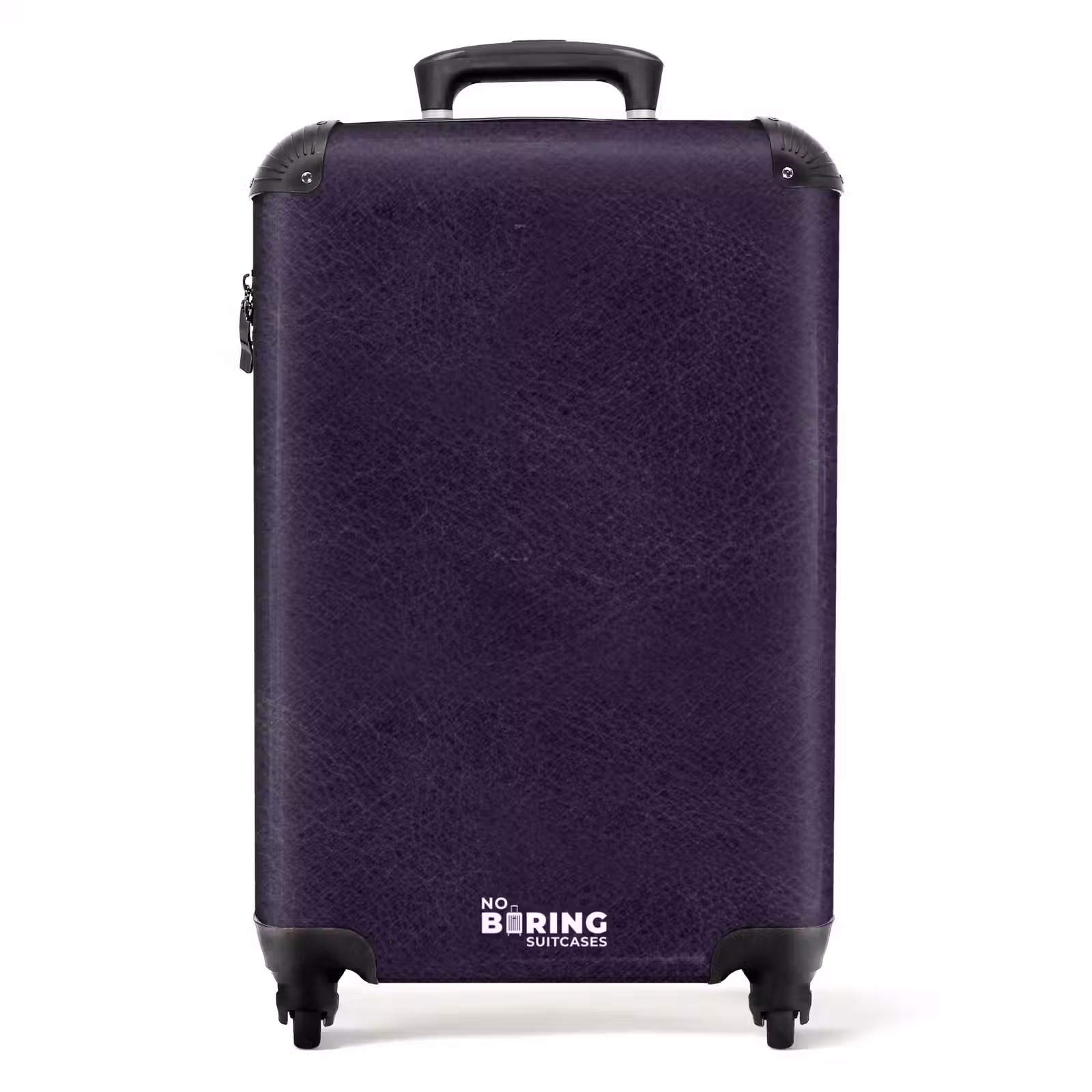Valise - Aspect cuir violet foncé — 1
