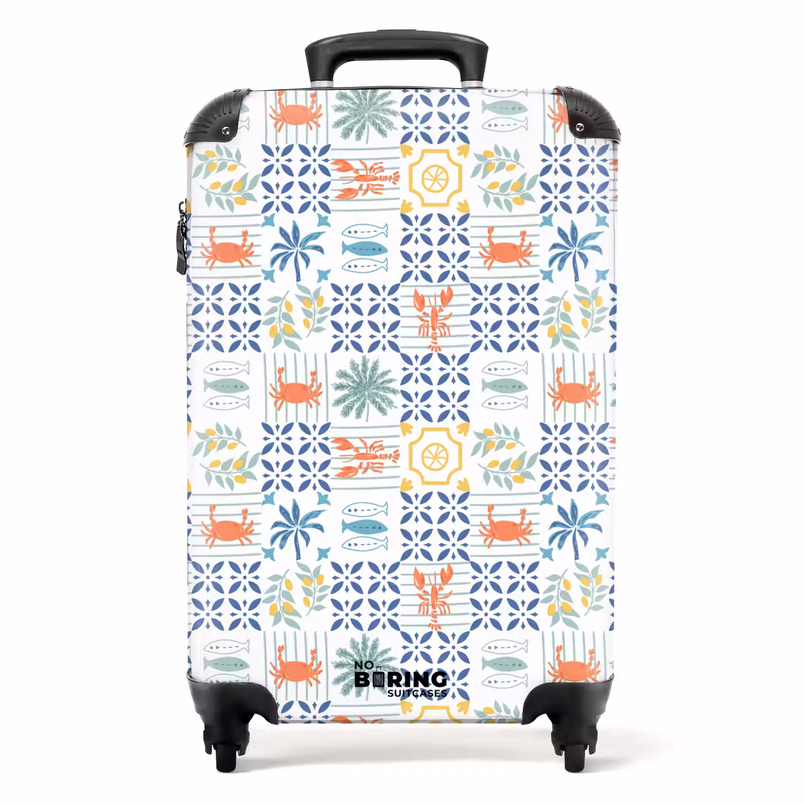 Valise - Zomer tegel patroon kleurrijk — 1