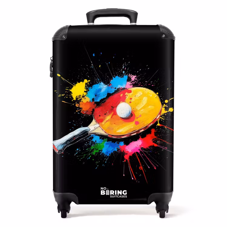 Valise - Tennis de table aux couleurs vives — 1