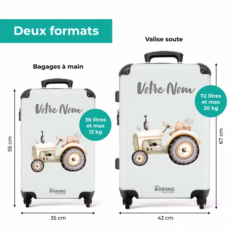 Valise avec nom -Tracteur — 7