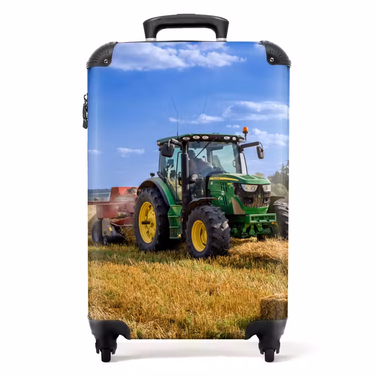 Valise - Tracteur - Ferme - Foin - Champ - Soleil - Campagne — 1