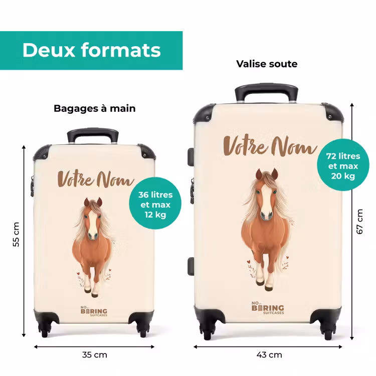 Valise avec nom -Trot des Cœurs — 7