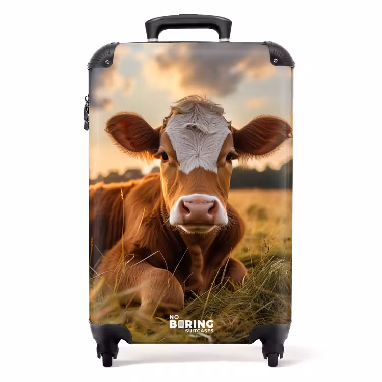 Valise - Vache dans un pré — 1