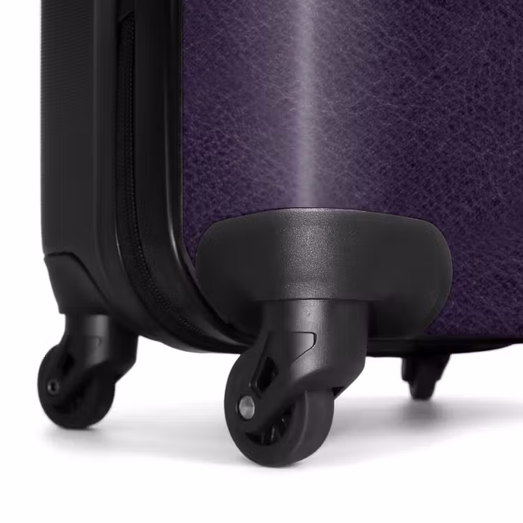 Valise - Aspect cuir violet foncé — 6