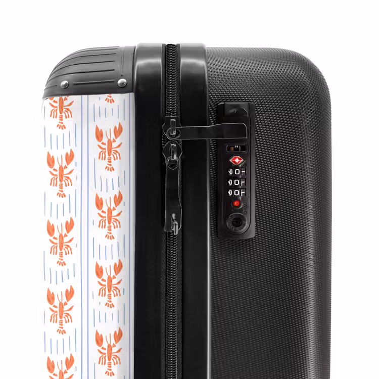 Valise - Kreeft met strepen patroon blauw — 5